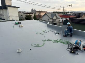施工中の様子