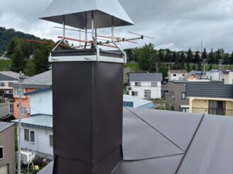 工事後の屋根の様子