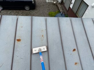 ケレン作業の様子