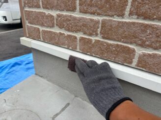 ケレン作業の様子