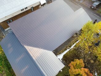 施工後の屋根の様子