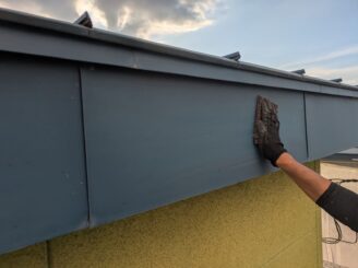 ケレン作業の様子