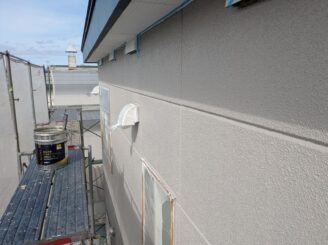 外壁塗装の様子