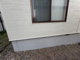 工事後の外壁の様子