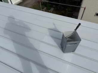 屋根塗装の様子