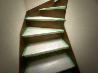 内装工事中の様子