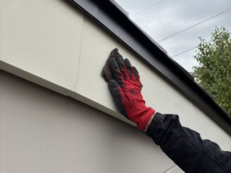 ケレン作業の様子