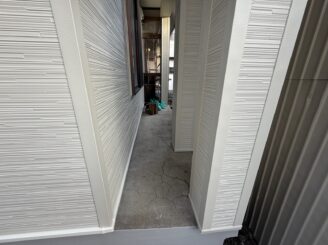 工事後の外壁の様子