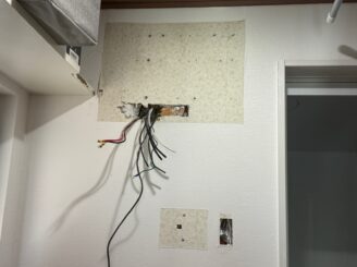 太陽光システム撤去後の様子