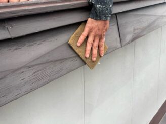 ケレン作業の様子