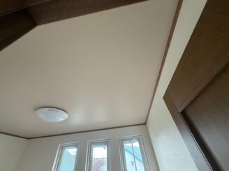 工事後の天井の様子