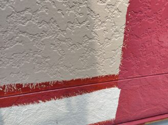 外壁塗装の様子