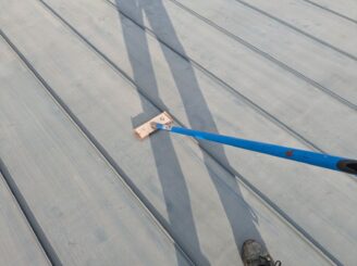 ケレン作業の様子