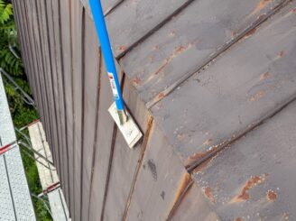 ケレン作業の様子