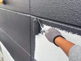 外壁塗装の様子