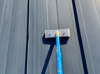 ケレン作業の様子