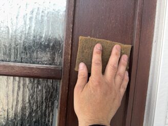 ケレン作業の様子