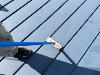 ケレン作業の様子