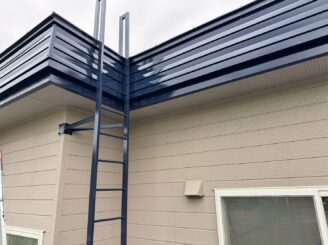 工事後の破風の様子