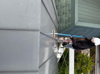 ケレン作業の様子