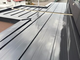 塗装後の屋根の様子
