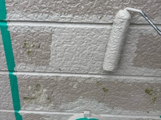 外壁塗装の様子