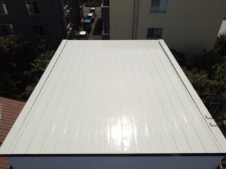 塗装後の屋根の様子