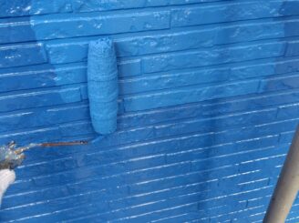 外壁塗装の様子