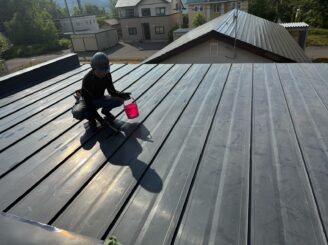 下地処理の様子