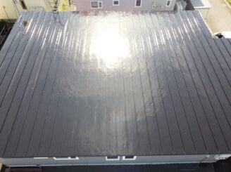 塗装後の屋根の様子