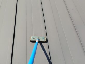 ケレン作業の様子