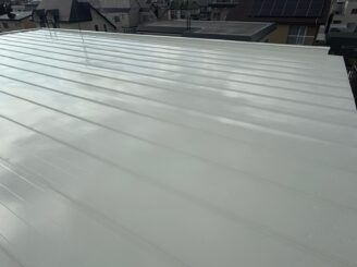 塗装後の屋根の様子