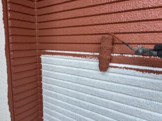 外壁塗装の様子