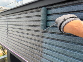 外壁塗装の様子