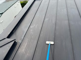 ケレン作業の様子