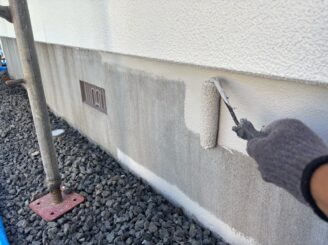 基礎塗装の様子
