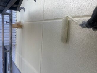 外壁塗装の様子