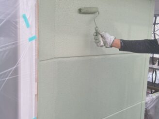 外壁塗装の様子