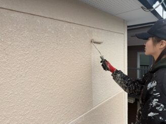 外壁塗装の様子