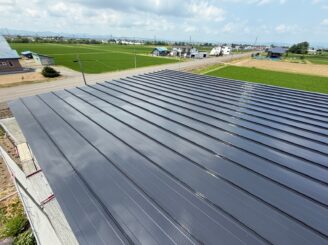 塗装後の屋根の様子