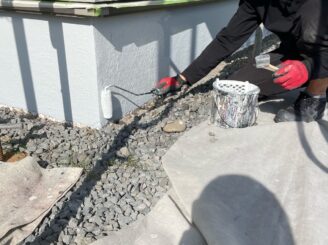 基礎上塗りの様子