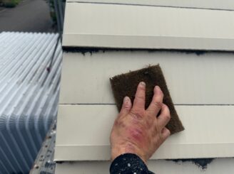 ケレン作業の様子