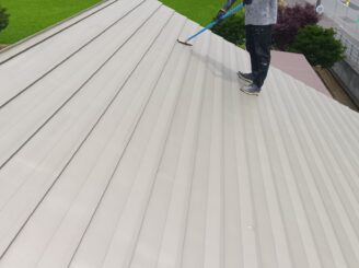 ケレン作業の様子