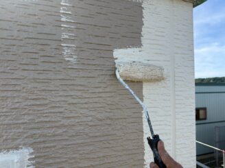 外壁塗装の様子