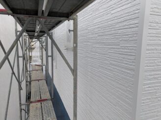 外壁塗装の様子