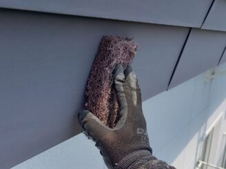 ケレン作業の様子