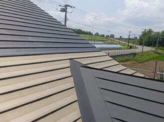 錆止め塗装の様子