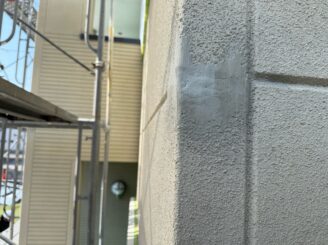 下地補修の様子