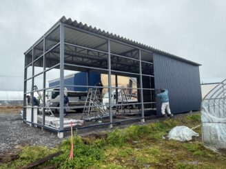 施工中の様子